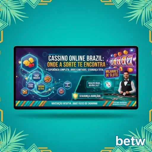 Ilustração de Explore o aplicativo cassino da betw para Android e iOS