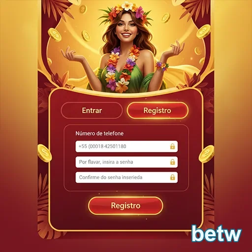 Ilustração de Acesse o Betw com login ágil e segurança garantida